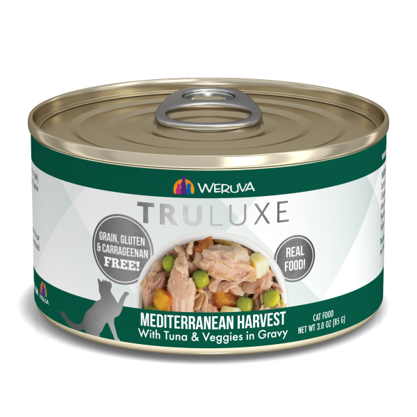TruLuxe Cat Mediterranean Harvest Tuna&Veggies Gravy 3 oz