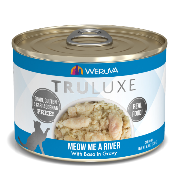 TruLuxe Cat Meow Me a River with Basa in Gravy