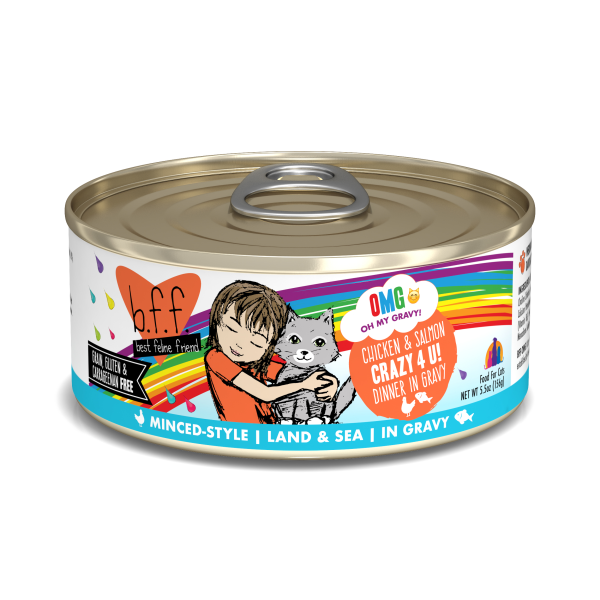 BFF Cat OMG Land & Sea Crazy 4 U! 5.5 oz