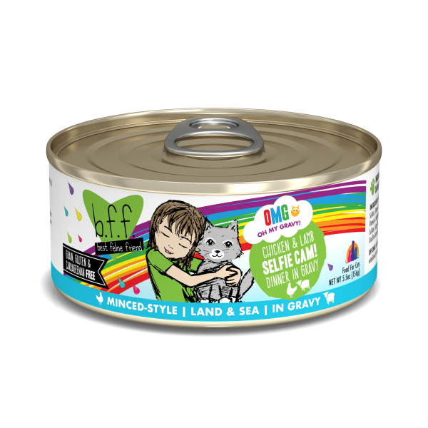BFF Cat OMG Land & Sea Selfie Cam Chicken & Lamb 5.5 oz