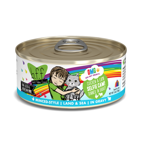 BFF Cat OMG Land & Sea Selfie Cam Chicken & Lamb 5.5 oz
