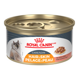 ROYAL CANIN CAN: HAIR & SKIN CARE THIN SLICES IN GRAVY CAT 24/CASE