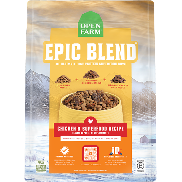 Open Farm Dog Epic Blend Chicken & Superfood