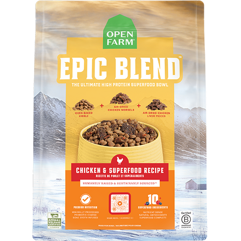 Open Farm Dog Epic Blend Chicken & Superfood