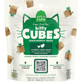 Open Farm Cat Treats Kitty Cubes Chickey & Turkey 1.5oz