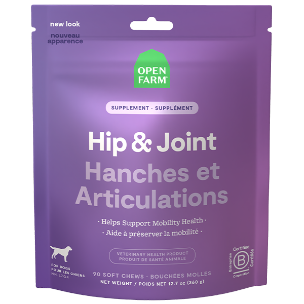 Open Farm Dog Supplement Hip & Joint Chews 12.5oz
