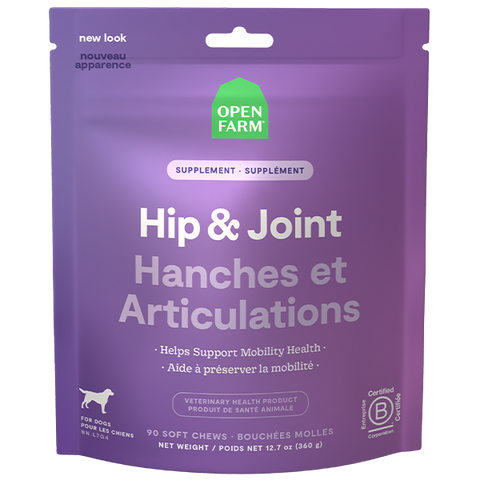 Open Farm Dog Supplement Hip & Joint Chews 12.5oz