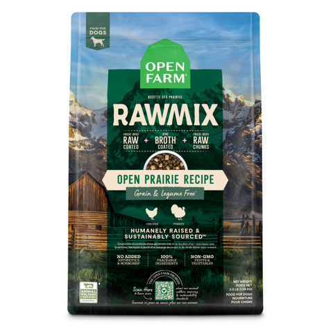 Open Farm Dog RawMix GF Open Prairie