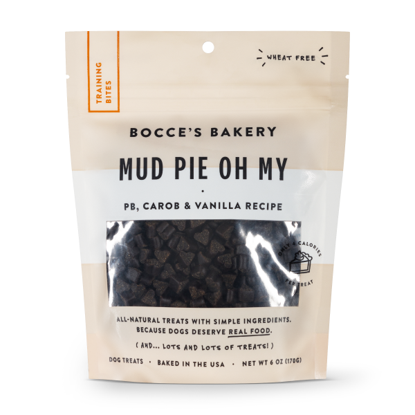 Bocce's Bakery Dog Training Bites Mud Pie Oh My 6 oz