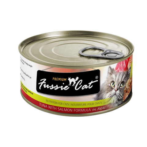 Fussie Cat Premium Tuna w/Salmon in Aspic 2.82oz
