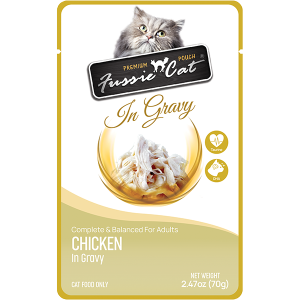 Fussie Cat Premium Chicken in Gravy 12/2.47oz