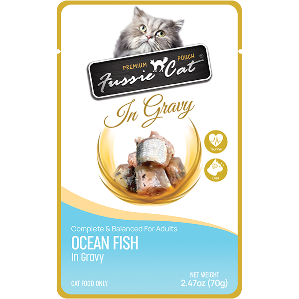 Fussie Cat Premium Oceanfish in Gravy 12/2.47oz