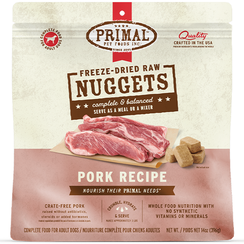PRIMAL FREEZE DRIED PORK