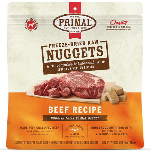 PRIMAL FREEZE DRIED BEEF