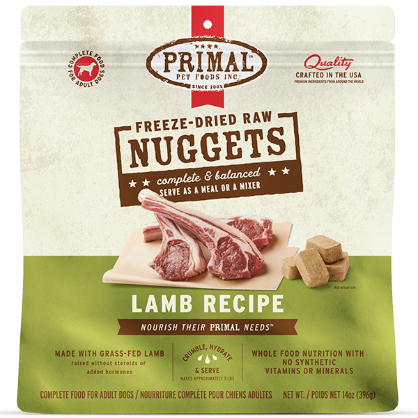 PRIMAL FREEZE DRIED LAMB