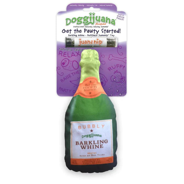 Doggijuana - Juananip - Toy - "Get to the Pawty" Champagne Bottle