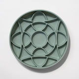 dogged chevron slow feeder bowl