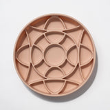 dogged chevron slow feeder bowl