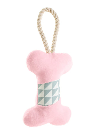 Dog Toy Salima Bone Pink