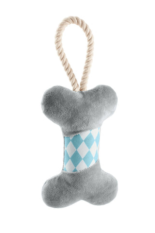Dog Toy Salima Bone Grey