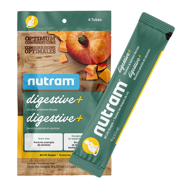 Nutram Cat OC Digestive+ Chkn&Slmn ALS Tubes 2oz