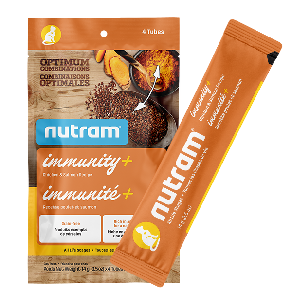 Nutram Cat OC Immunity+ Chkn&Slmn ALS Tubes 2oz