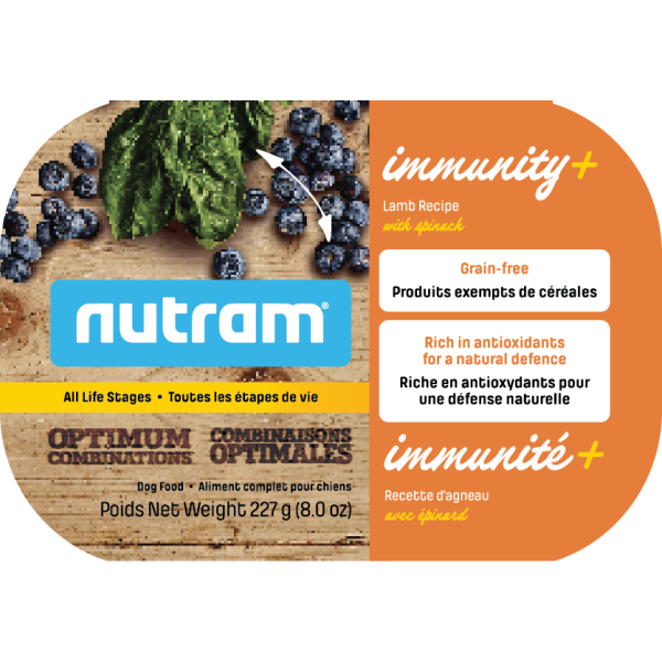Nutram Dog OC Immunity+ Lamb ALS Tub 8oz