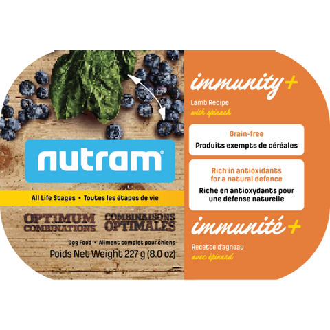 Nutram Dog OC Immunity+ Lamb ALS Tub 8oz