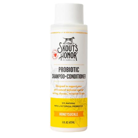 Probiotic Shampoo + Conditioner - Honeysuckle 16 oz