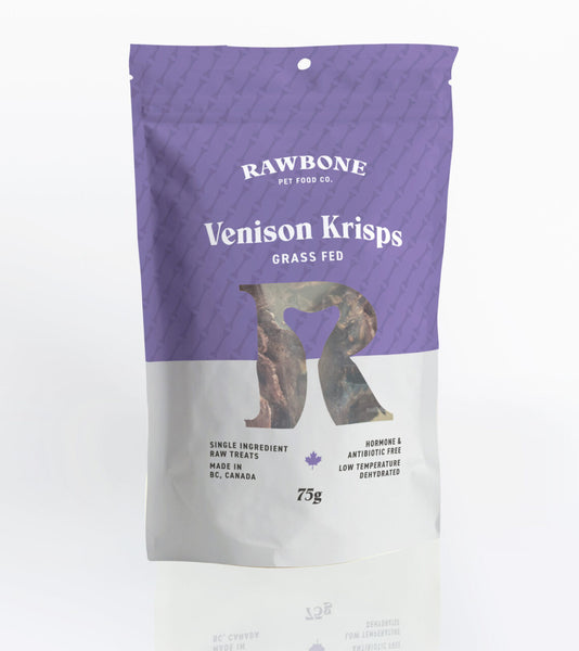 Rawbone Venison Krisps – 75 g