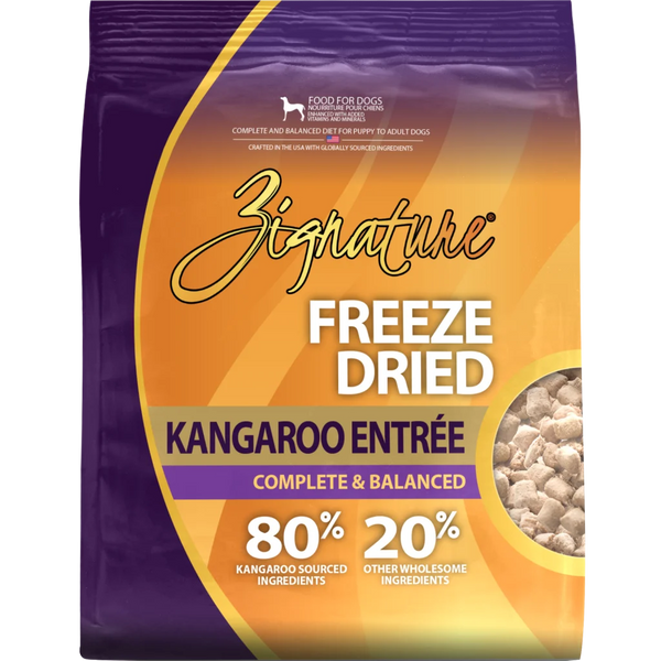 Zignature Dog Freeze Dried Kangaroo Entree