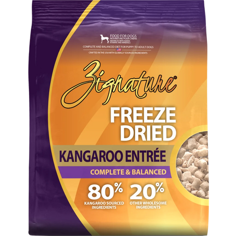 Zignature Dog Freeze Dried Kangaroo Entree