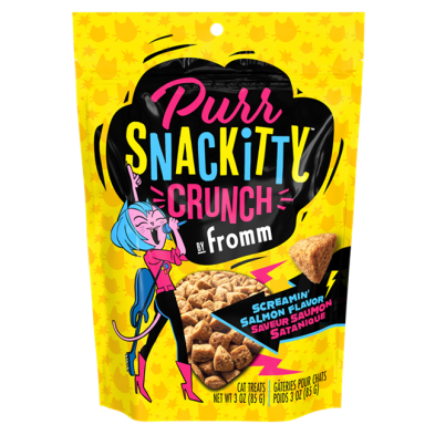 FROMM Purrsnackitty CAT Crunch Salmon 3oz