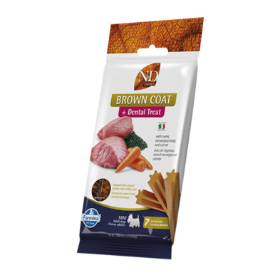 FARMINA N&D BROWN Dog Treat Lamb, Kelp & Carrot Mini 60g