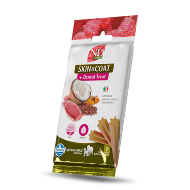 FARMINA ND Dog Treat Quinoa Skin & Coat Duck MED/MAXI 100g
