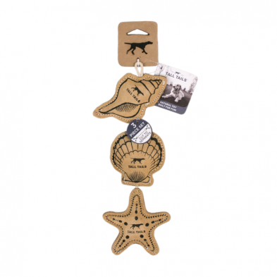 TALL TAILS Natural 3-Piece Seashell Toy Set