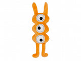 BUDZ Plush Dog Toy Monster ATOMIC ORANGE 11"