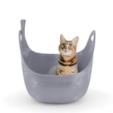 LITTER GENIE Cat Litter Box With Scoop - Grey