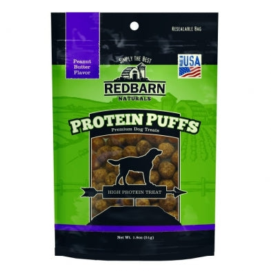 REDBARN Protein Puffs PB Dog Treats 1.8oz/51g