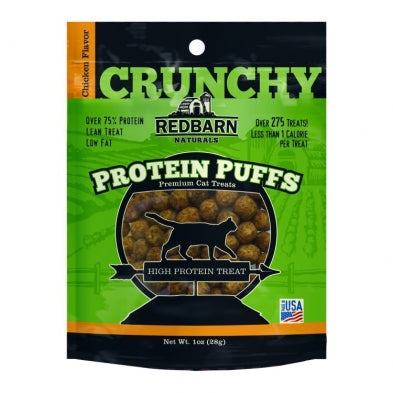 REDBARN Protein Puffs Chicken Cat Treats 1oz/28g