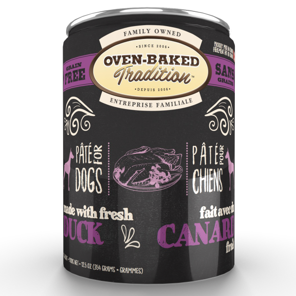 Oven-Baked Tradition Dog GF Adult Duck Pate 12.5 oz