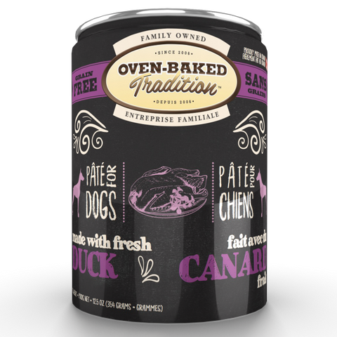 Oven-Baked Tradition Dog GF Adult Duck Pate 12.5 oz