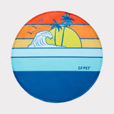 GF PET ROUND ICE MAT DARK BLUE SUNSET L/XL 32"