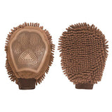 Dirty Dog Grooming Mitt Brown 10x7"