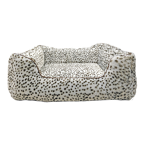 Sleep Zone Snow Leopard Step-In Bed 18"