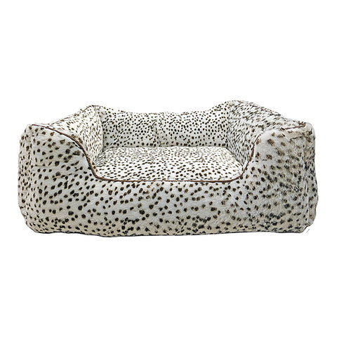 Sleep Zone Snow Leopard Step-In Bed 18"