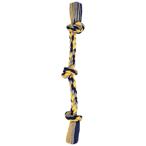Cotton Rope Tug 3 Knot Colored