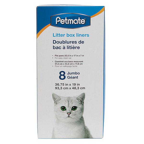 Litter Pan Liners Jumbo 8PK