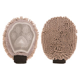 Dirty Dog Grooming Mitt Grey 10x7"