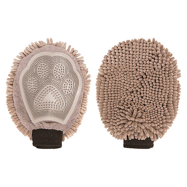Dirty Dog Grooming Mitt Grey 10x7"